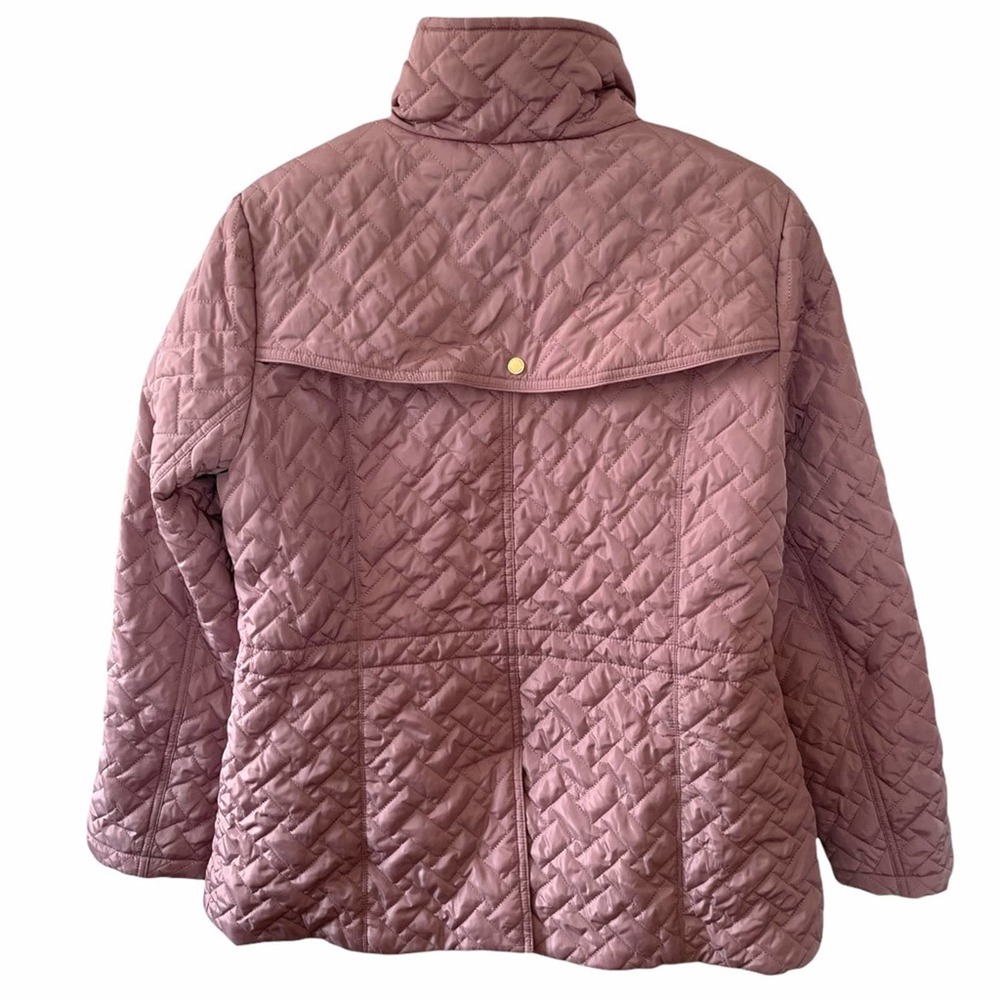 Cole Haan Women’s Classic Quilted Coat size large - Picture 4 of 12
